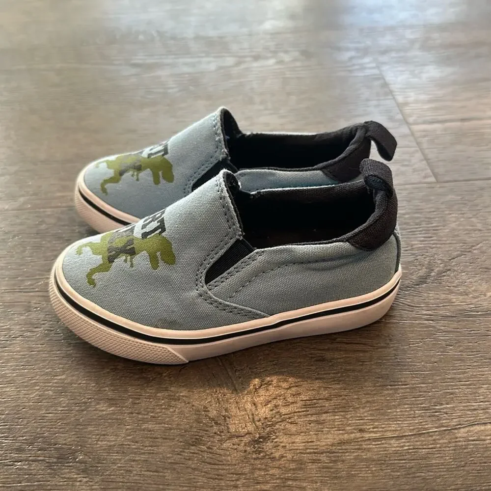 Gymboree‎ Baby Boy 5 T-Rex Slip On Boat Shoe
